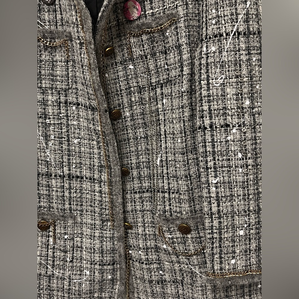 R13 Slouch Tweed Jacket. Size medium. - Picture 5 of 11